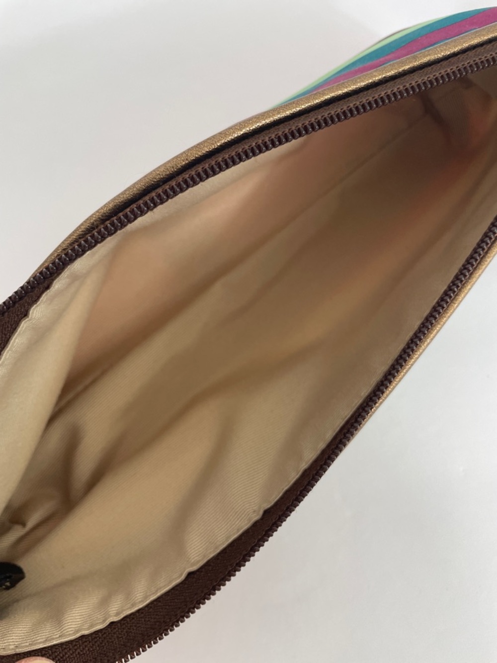 Coach Vintage Legacy Stripe Pouch - Picture 8 of 9